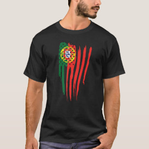 Camiseta Pavilhão português americano EUA Portugal Bandeira