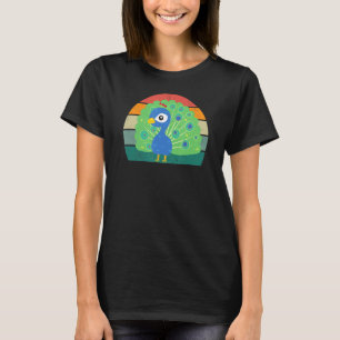 Camiseta Pavões Pavão Pavão Pêssego Pêssego Pêssego