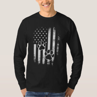 Camiseta Paw Animal 4 De Julho, United State America Fla