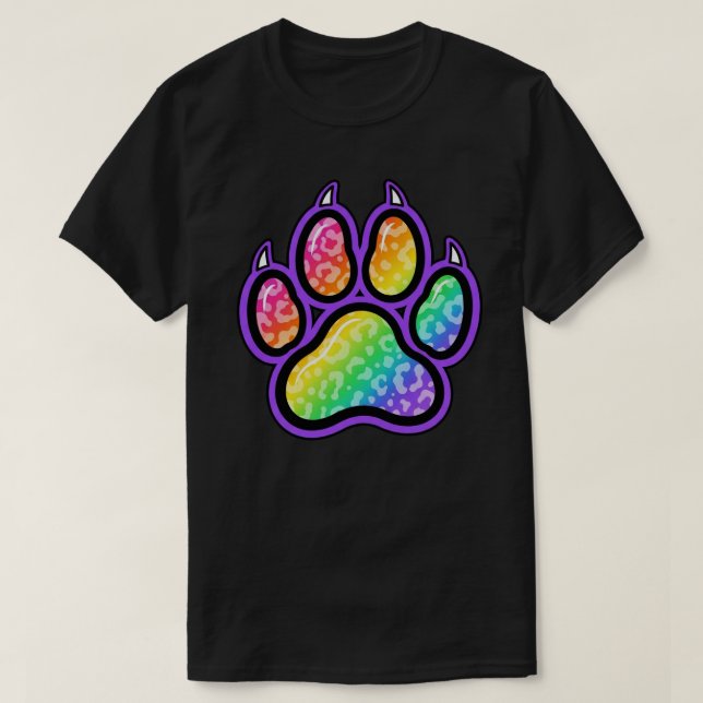Camiseta Paw Dark (Frente do Design)