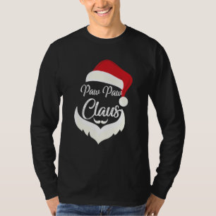Camiseta Paw Paw Claus Papais noeis de pijama de Natal
