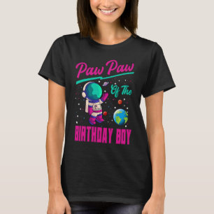 Camiseta Paw Paw Do Ast Do Planeta Espacial Boy Birthday