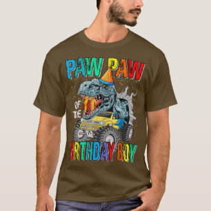 Camiseta Paw Paw Do Dinossauro Do Monstro Do Aniversário