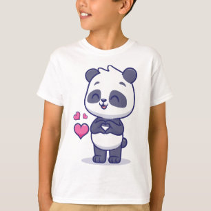 Camiseta Paw Positivo: Mostre Amor pelo Panda