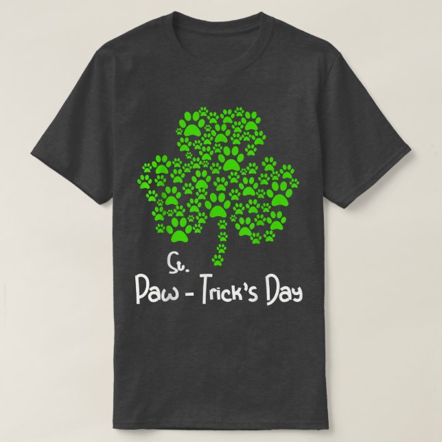 Camiseta Paw Print Dog Owner Lover St  (Frente do Design)