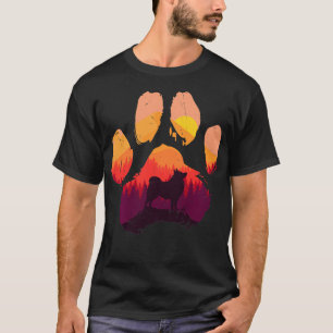 Camiseta Paw Schipperke Pai Men Mulheres