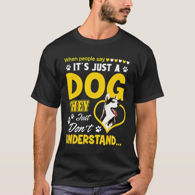 Camiseta Paw Siberian Husky (Frente)