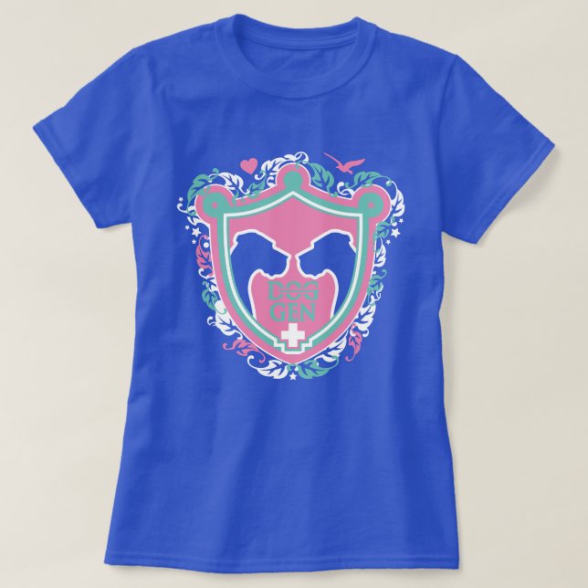 Camiseta Paw-tástica do Dogue Alemão! (Frente do Design)