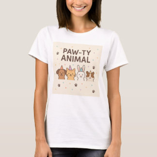 Camiseta Paw-ty Animal