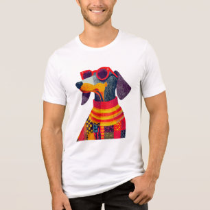 Camiseta Pawfect Dachshund Wienerdog Doxie Dogdad Em Estilo