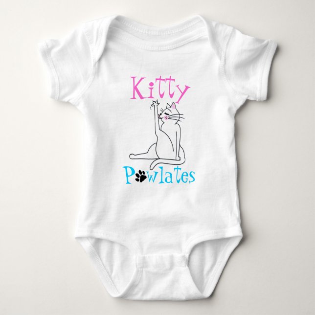 Camiseta PAWlates de gatinho (Frente)