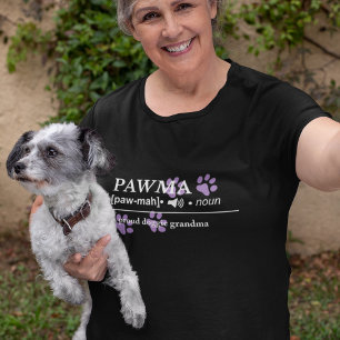 Camiseta Pawma - Definição personalizável - Vovó do cão
