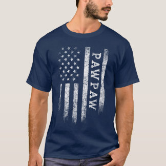 Camiseta Pawpaw American Flag Pawpaw Gifts Patriotic Father