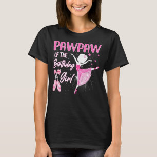 Camiseta Pawpaw Da Baile De Balé Ballerina
