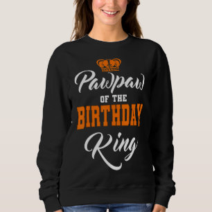 Camiseta Pawpaw Do Aniversário Partido Rei Coroa Celebo