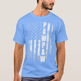 Camiseta Pawpaw Gift America Flag Gift For Men Dia de os pa