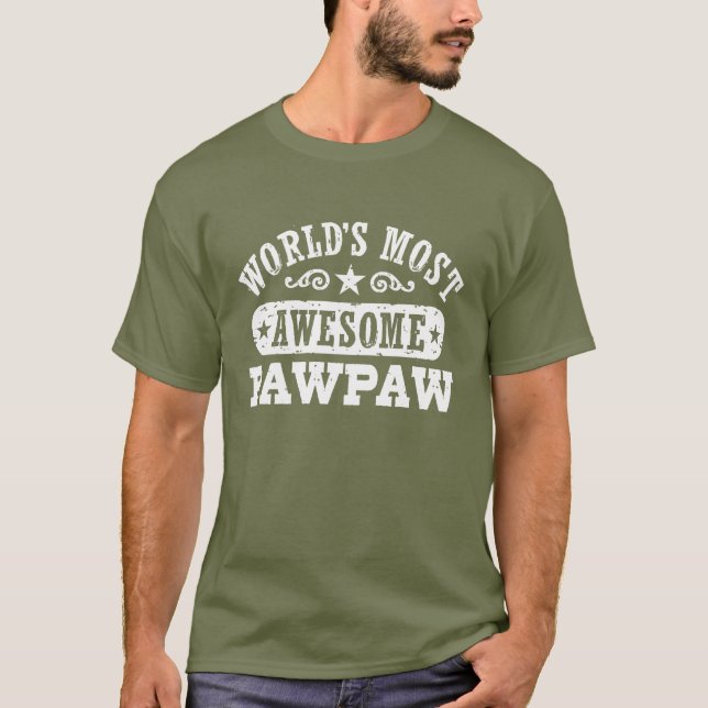 Camiseta PawPaw mais incrível do mundo (Frente)