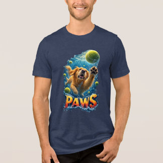 Camiseta Paws Golden Retriever Parody