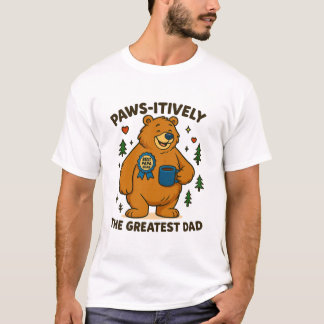 Camiseta Paws - o maior urso do Pai