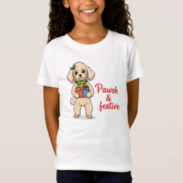 Camiseta Pawsh and Festive Dog Shirt, Fancy Christmas Dog