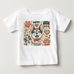 Camiseta Pawsily Happy