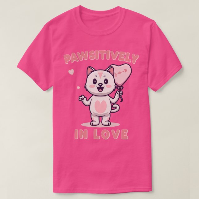 Camiseta Pawsitivamente Apaixonado 1 (Frente do Design)