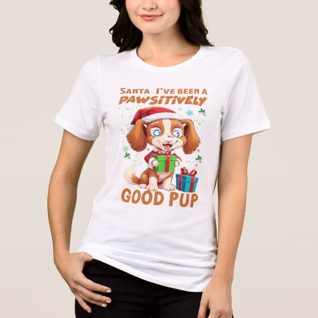 Camiseta Pawsitivamente um Bom Pup (Frente)