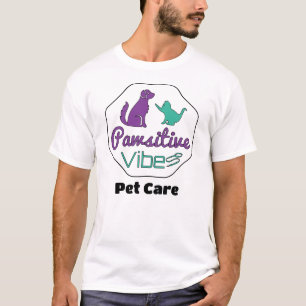Camiseta Pawsitive Vibes Pet Care