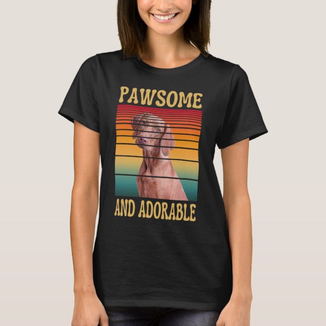 CAMISETA PAWSOE E ADORÁVEL (Frente)