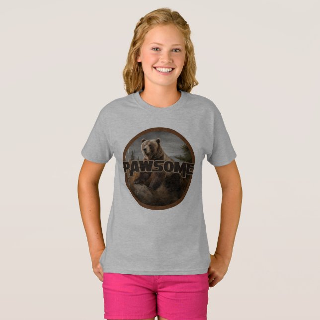 Camiseta Pawsome (Frente Completa)