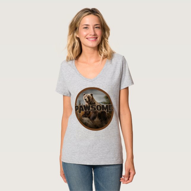 Camiseta Pawsome (Frente Completa)