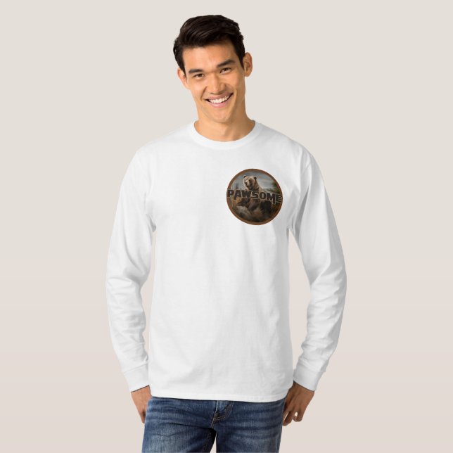 Camiseta Pawsome (Frente Completa)