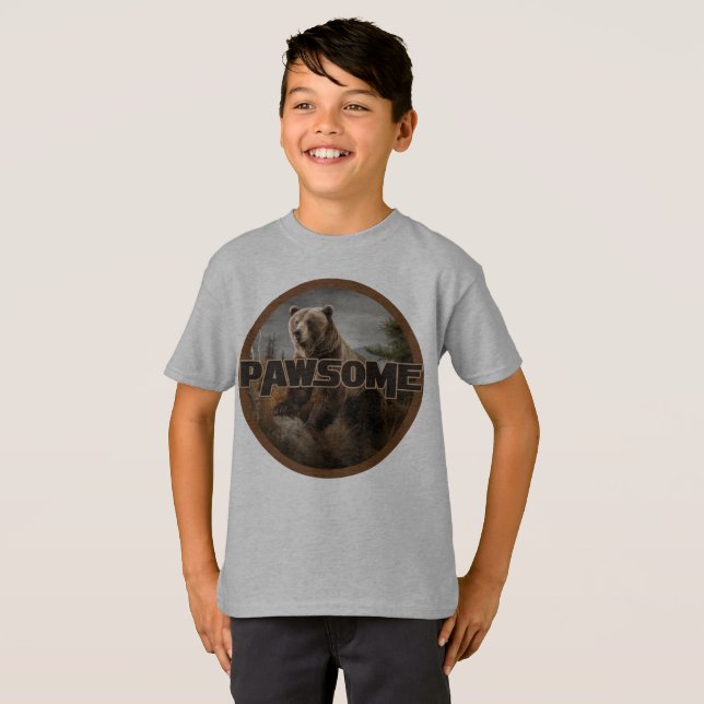 Camiseta Pawsome (Frente Completa)