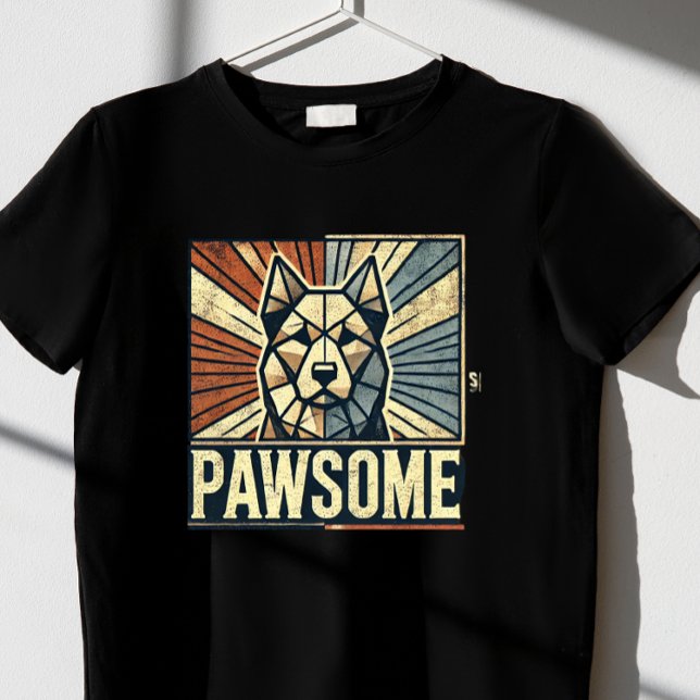 Camiseta Pawsome (Criador carregado)