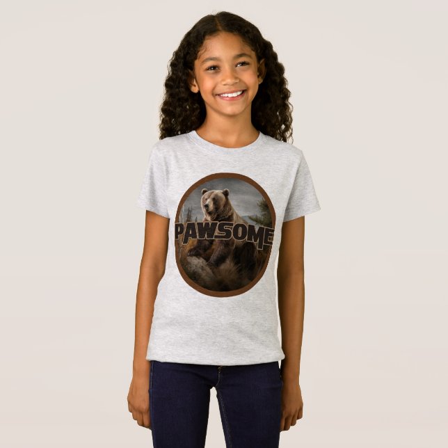 Camiseta Pawsome (Frente Completa)