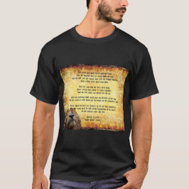 Camiseta Pax Christos, Leão com Isaiah 11:6-9