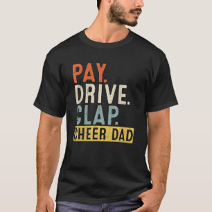 Camiseta Pay Drive Clap Cheerhead Pai Cheerhead Dia Pai C