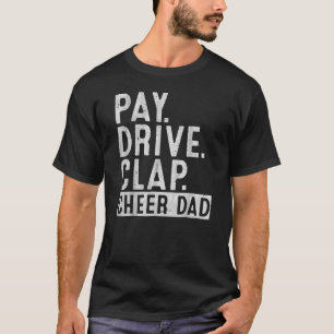 Camiseta Pay Drive Clap Cheerhead Pai Cheerhead Dia Pai C