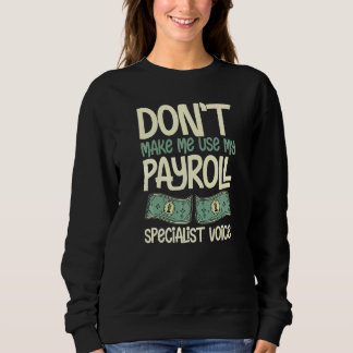Camiseta Payroll Manager Specialist Calculator Employee Acc