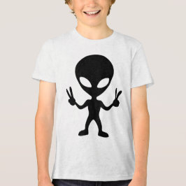 Camiseta paz alienígena