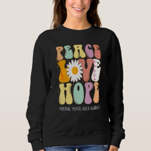 Camiseta Paz Ama Esperança Consciência Mental Materna
