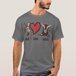 Camiseta Paz Ama Ganha Bons De Cabra Fazenda Presentes Para