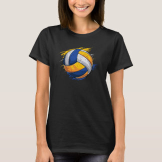 Camiseta Paz - Amar - Jogadores de Netball nos Lover de Vol