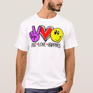 Camiseta Paz Ame Felicidade Positividade