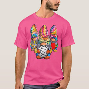 Camiseta Paz Ame Tie Dye Gnomos De Voleibol Para Meninas