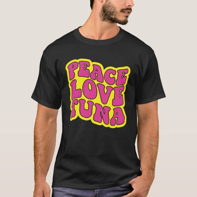 Camiseta Paz Amor Atum Atum Pesca (Frente)
