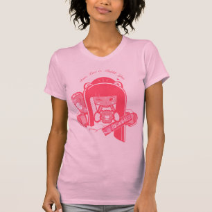 Camiseta Paz, amor & Bubblegum de "Shokio"
