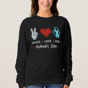 Camiseta Paz Amor Cura a Consciência de Hashimoto