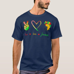 Camiseta Paz Amor Décima Junta Orgulho Negro Rainha Negra
