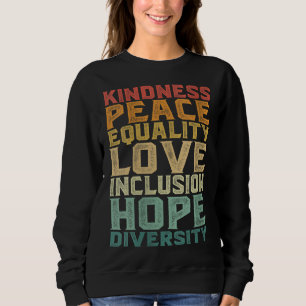Camiseta Paz Amor Diversidade Inclusão Igualdade Direitos H